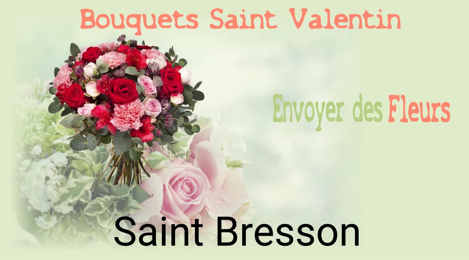 Roses de Saint-Valentin livrées à Saint-Bresson